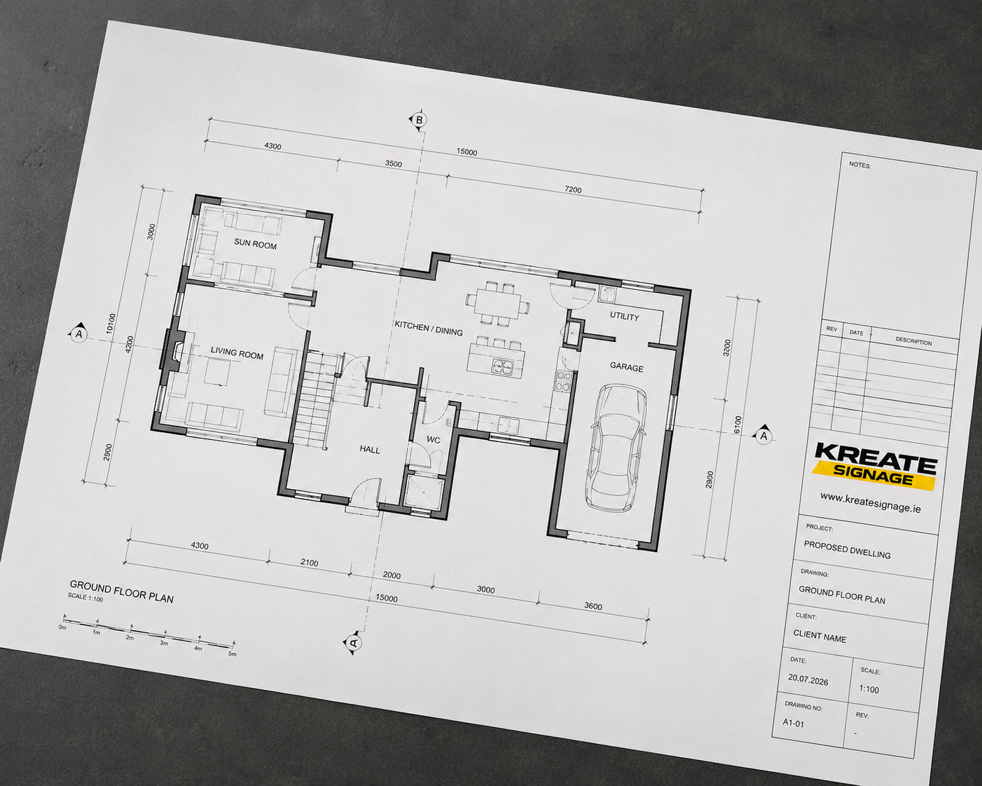 Construction Drawing Printing - Paper