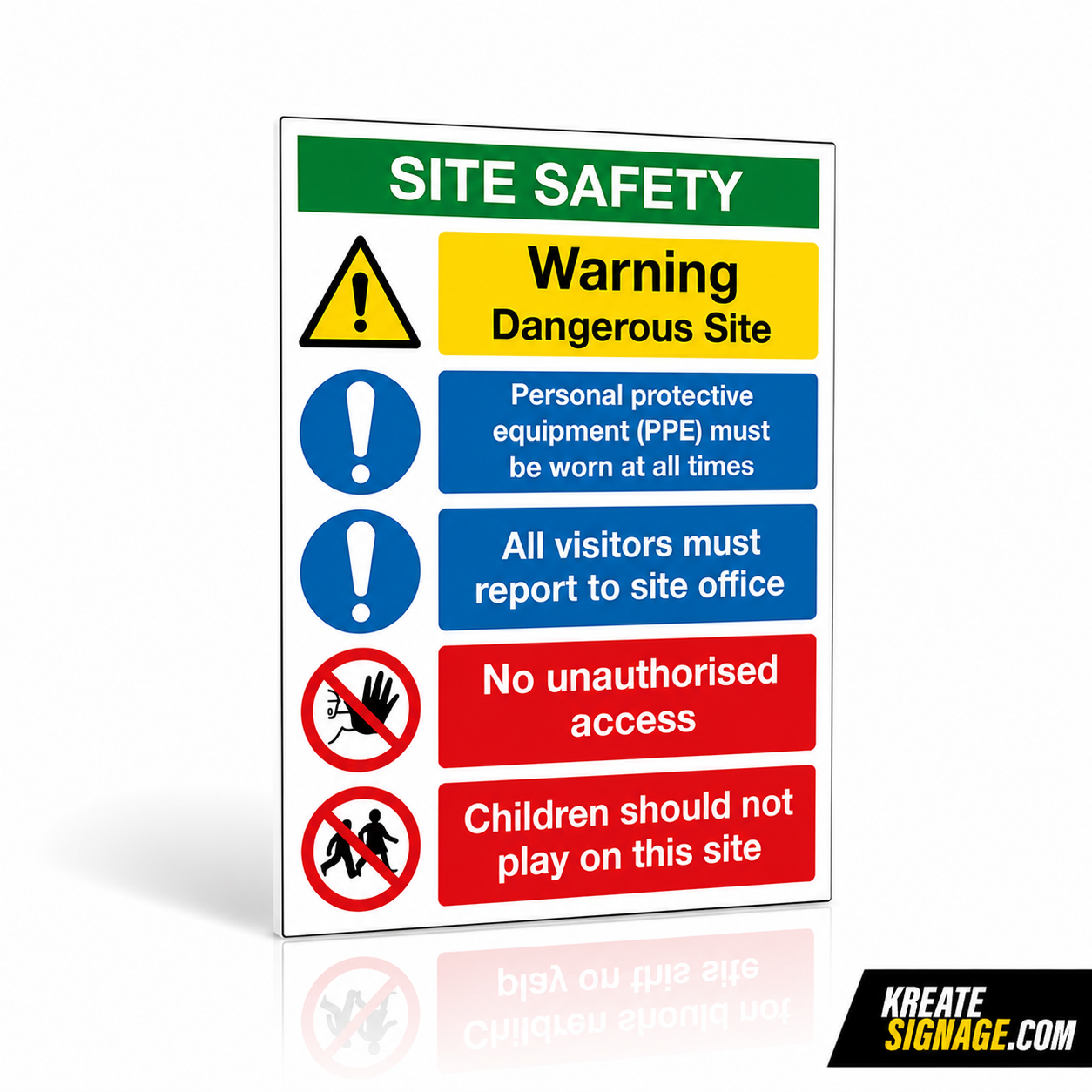 Site Safety Notice Sign - 1001